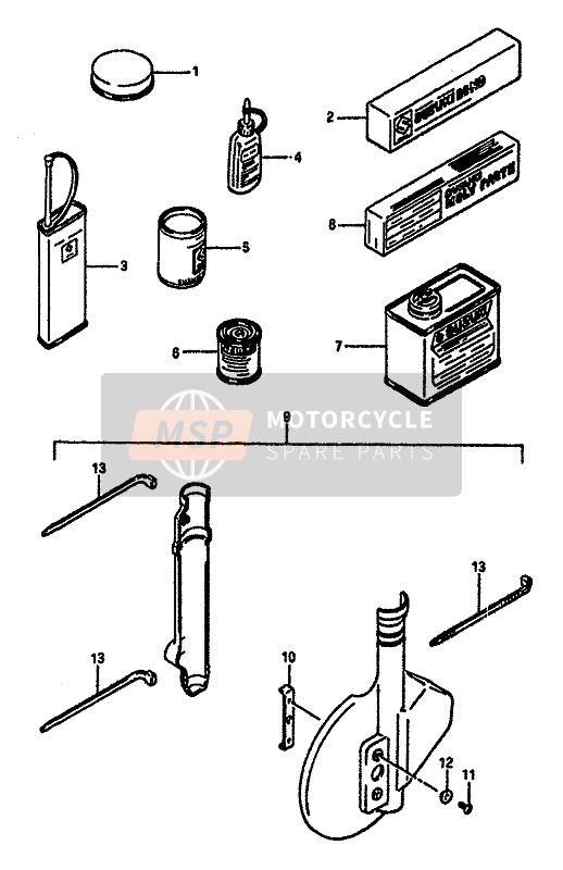 Suzuki DR600S(U) 1989 Optional for a 1989 Suzuki DR600S(U)