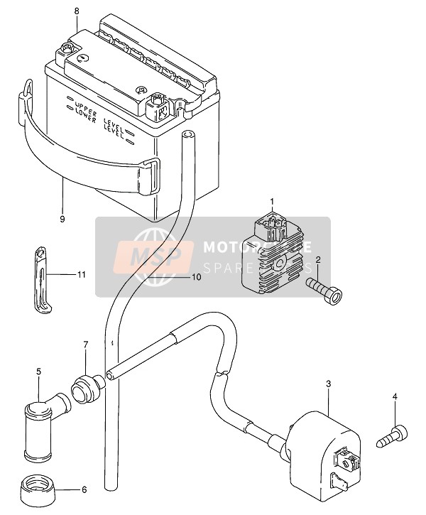 3368016A11, Tubo, Suzuki, 0