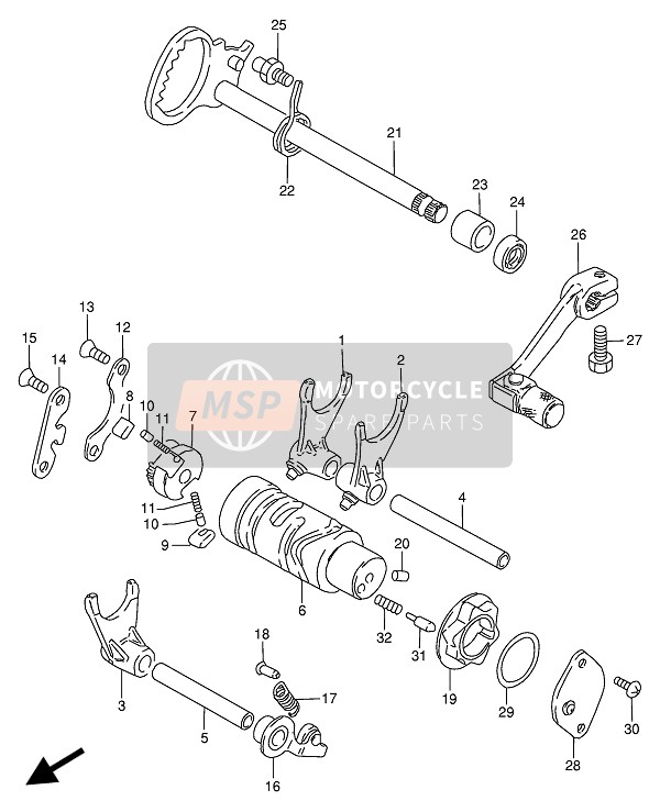 Suzuki TS50 1993 Gear Shifting for a 1993 Suzuki TS50