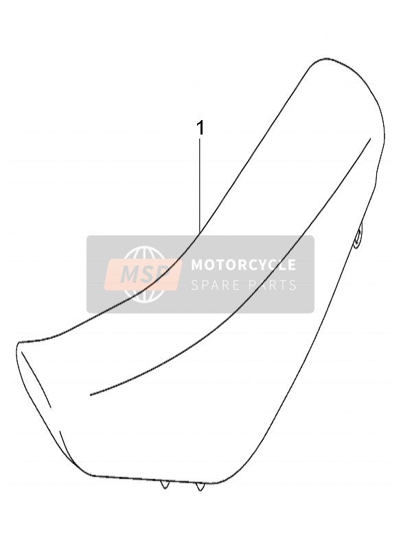 Suzuki RM85 (SW & LW) 2003 Asiento para un 2003 Suzuki RM85 (SW & LW)