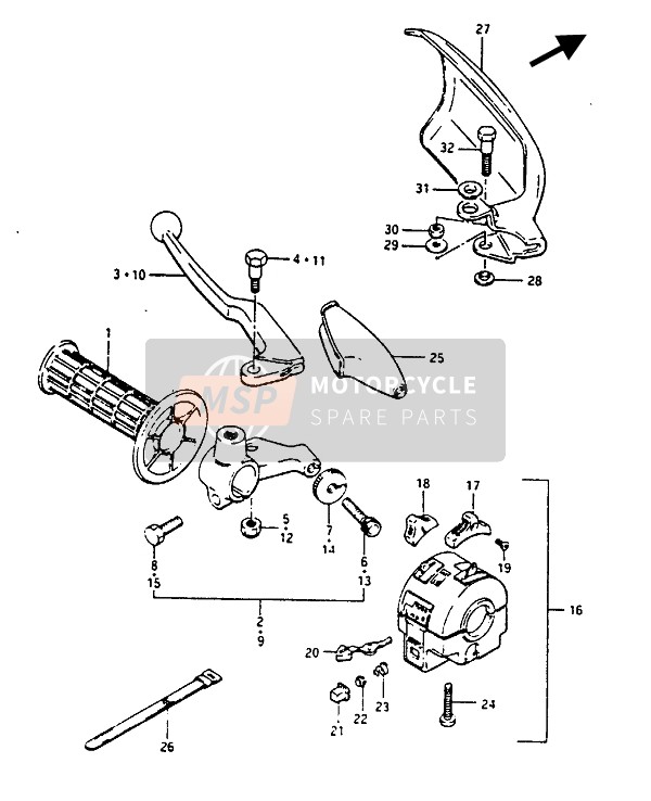 5743149110, .Bolt, Brake Lever Pivot, Suzuki, 1