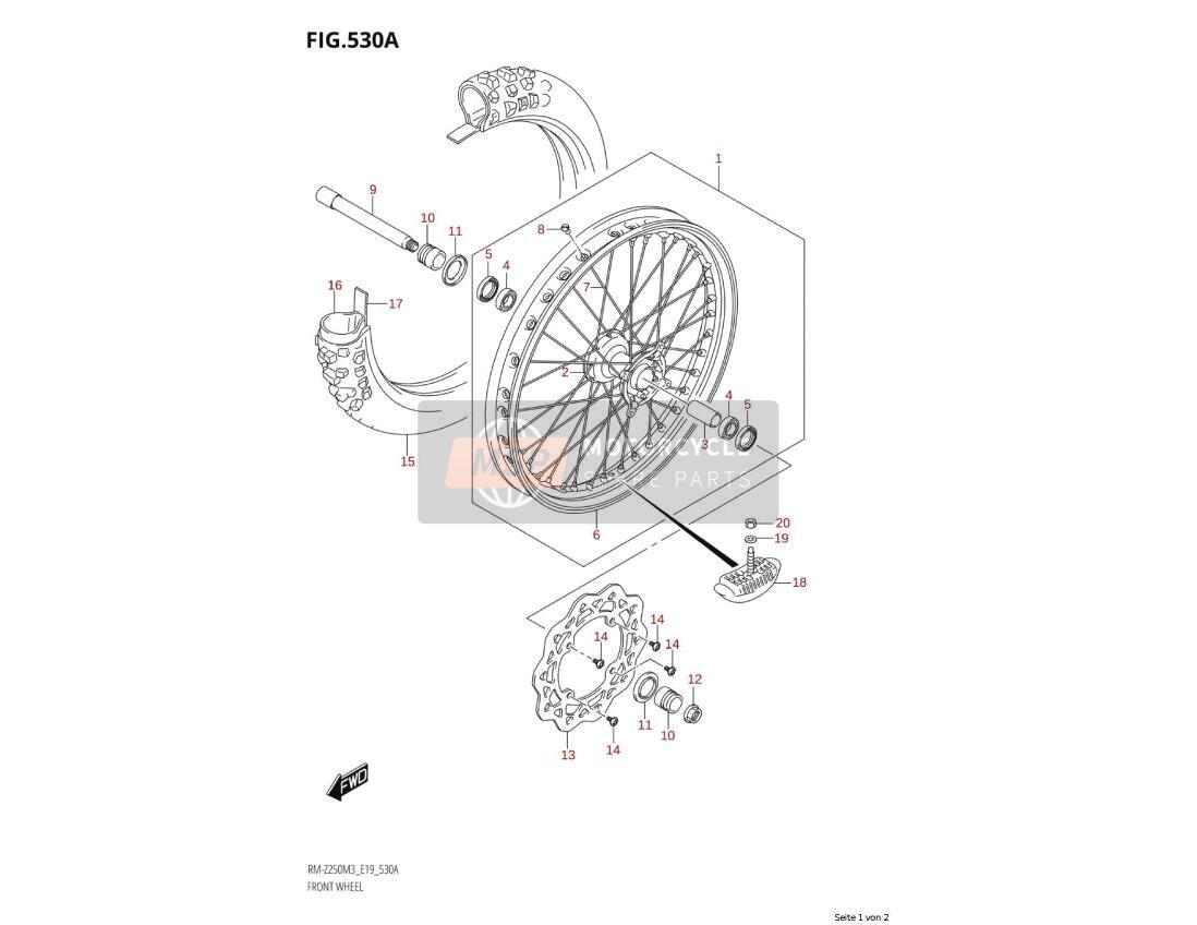 Roue avant