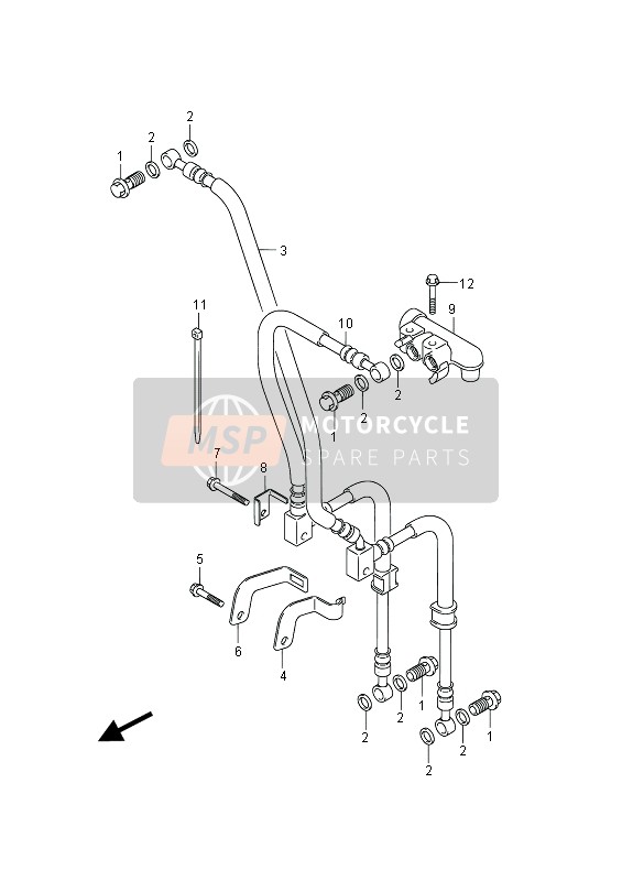 D943601425 Clamp Part Suzuki - MSP 