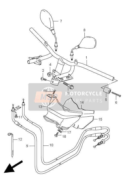 D943601425 Clamp Part Suzuki - MSP 