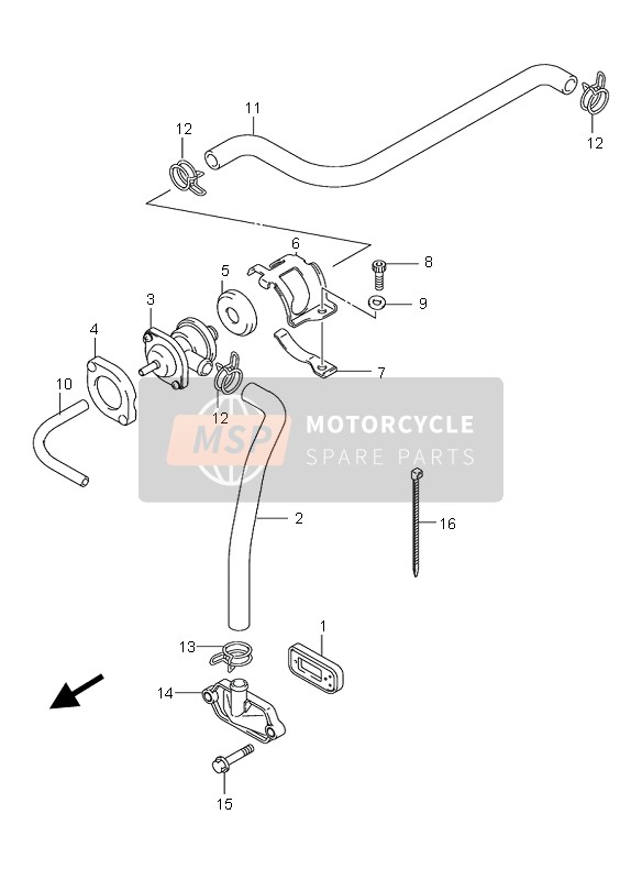 Contacteur à clé V PARTS Suzuki Burgman UH125