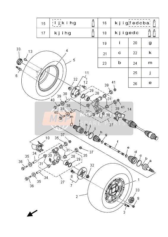 17SF53380000, Gussfelge, Hinten, Yamaha, 0