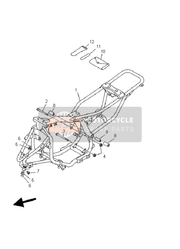 958170811500, Flensbout, Yamaha, 2