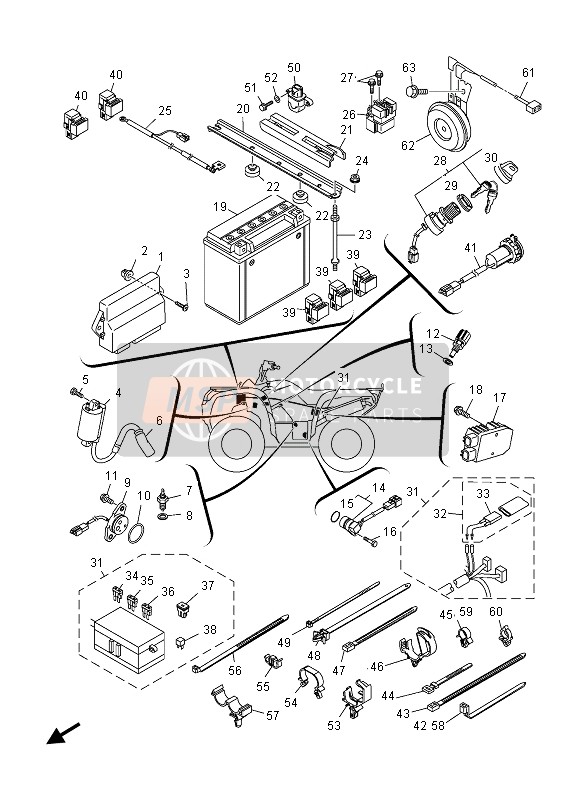 1D7823100400, Ignition Coil Assy, Yamaha, 1