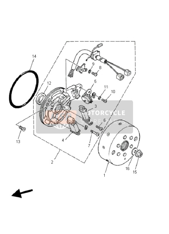 932110270300, Joint Torique, Yamaha, 1