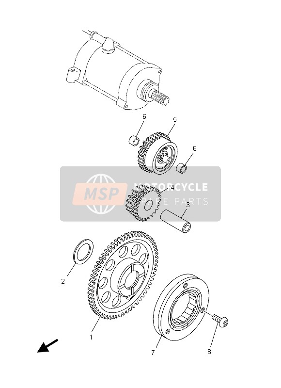 Yamaha YFM700RD 2013 Starter 2 for a 2013 Yamaha YFM700RD