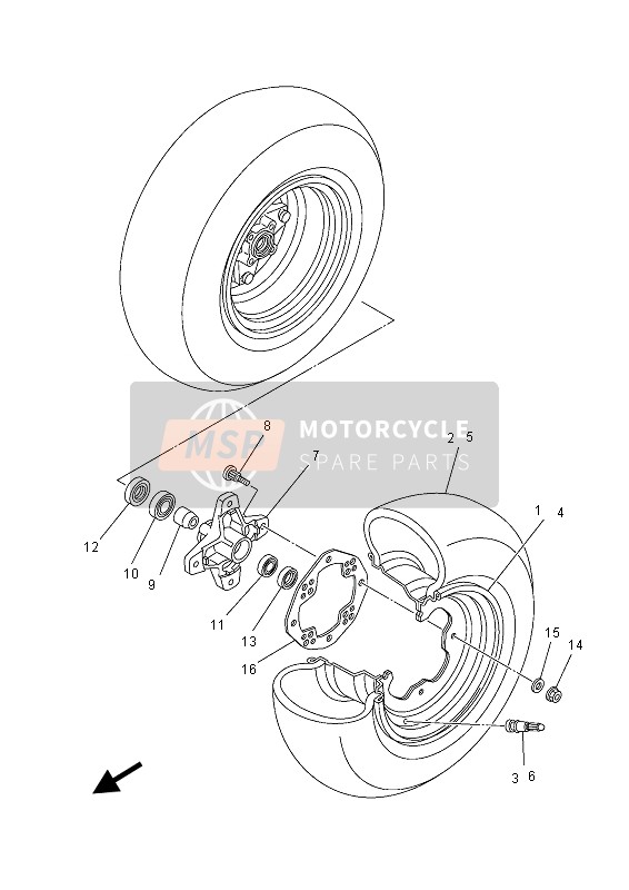 941071080100, Band (AT21X7-10 M9, Yamaha, 0