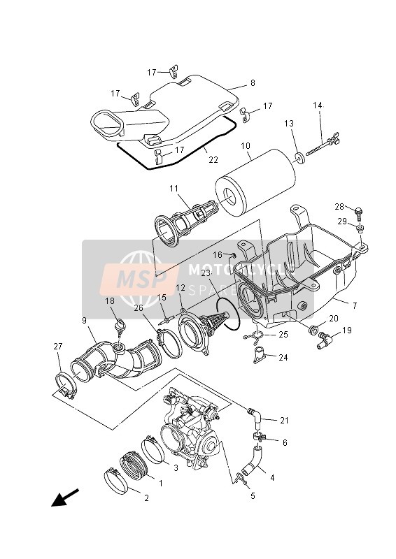 Yamaha YFM700RSED 2013 Consumo para un 2013 Yamaha YFM700RSED