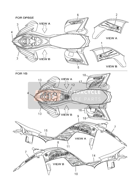 1VSF15650000, Emblem 2, Yamaha, 0