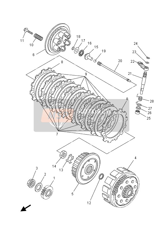 990091040000, Circlip, Yamaha, 0