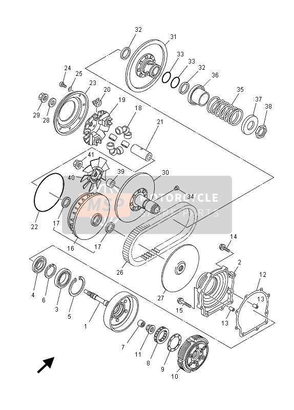 5B4176790000, Fan, Yamaha, 2