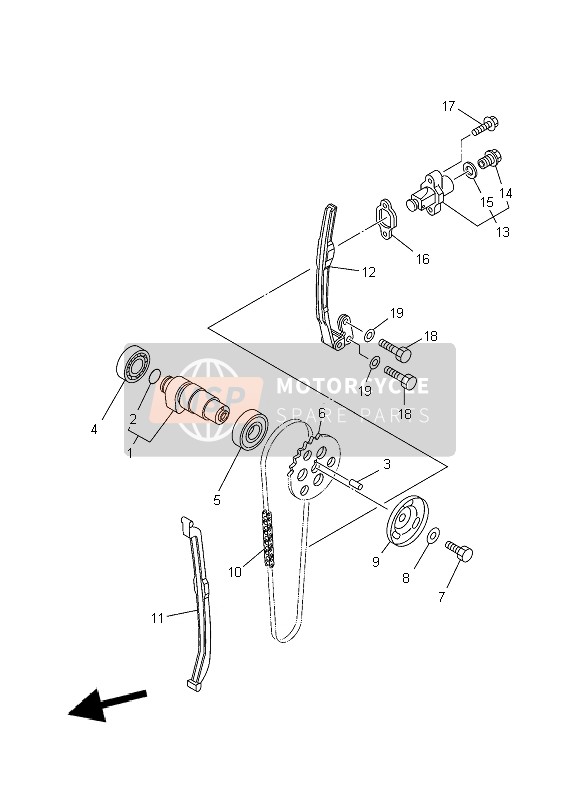 901011001600, Boulon, Yamaha, 2