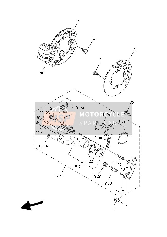 BREMSSATTEL VORNE