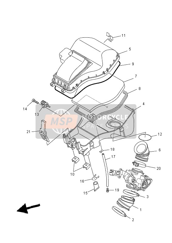 Yamaha YFM550FWAD GRIZZLY 4x4 2014 Admission pour un 2014 Yamaha YFM550FWAD GRIZZLY 4x4