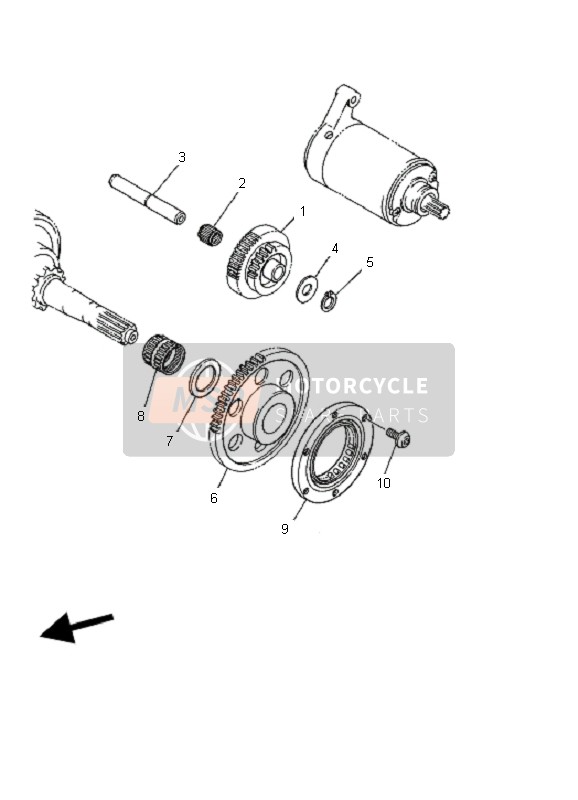 93310225N000, Bearing, Cylindrical, Yamaha, 0