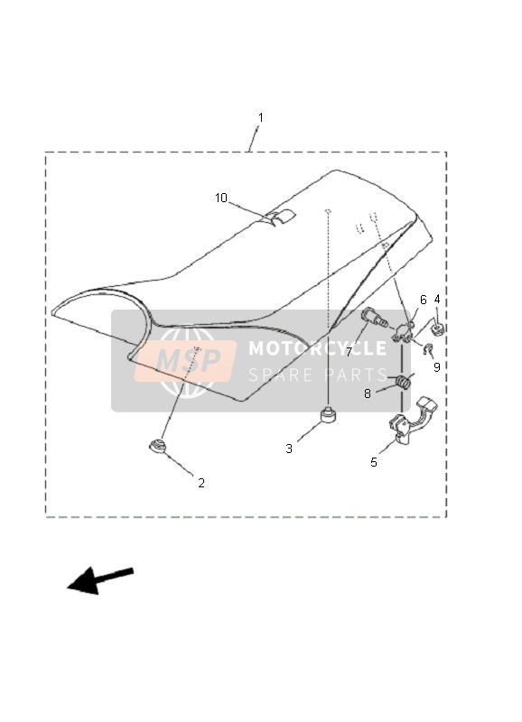 905082045400, Spring, Torsion (24W), Yamaha, 1