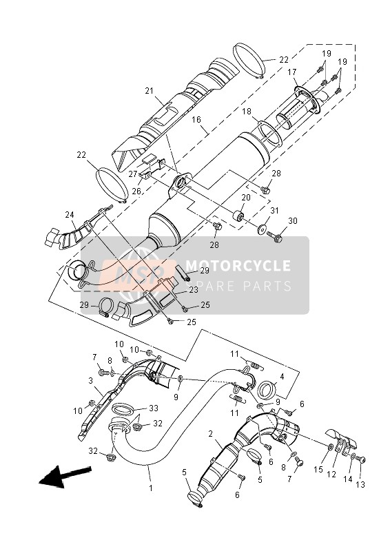 904509980500, Bride,  De Durite, Yamaha, 1