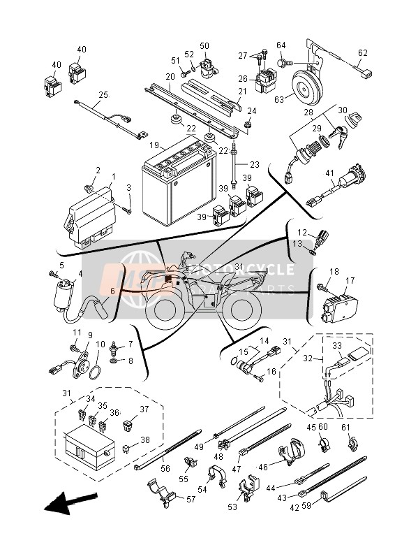 2BG8591A0000, Bloc De Control, Yamaha, 0