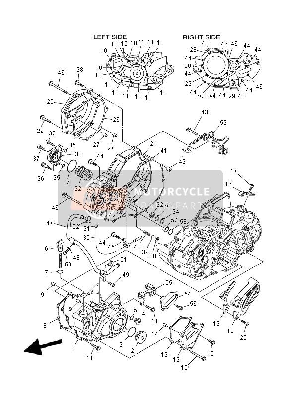 18P154111000, Coperchio, Yamaha, 0