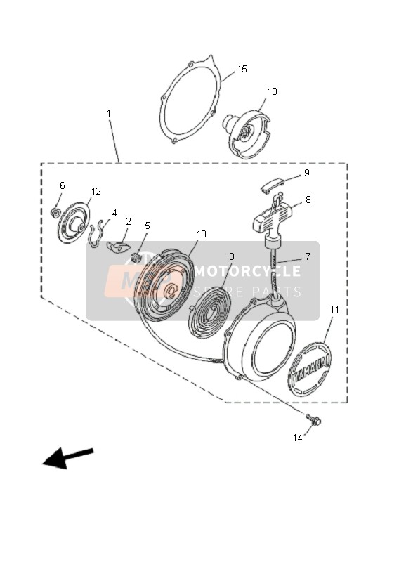 21V157160100, Aandrijfplaat, Yamaha, 0