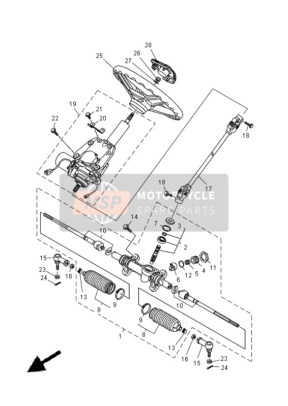 1XDF178K0000, Lock Assy, Yamaha, 0