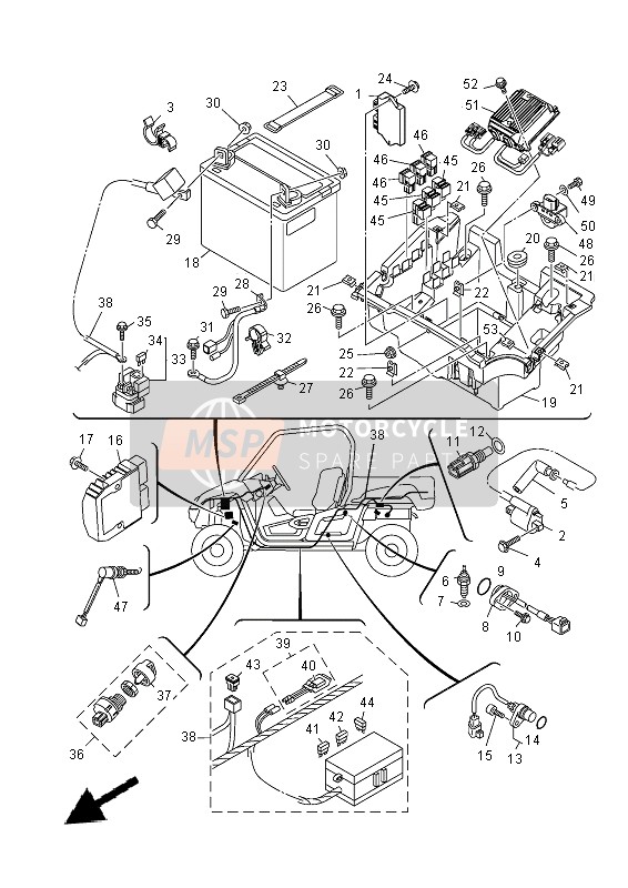 3B4837550100, Sensor, Speed, Yamaha, 4