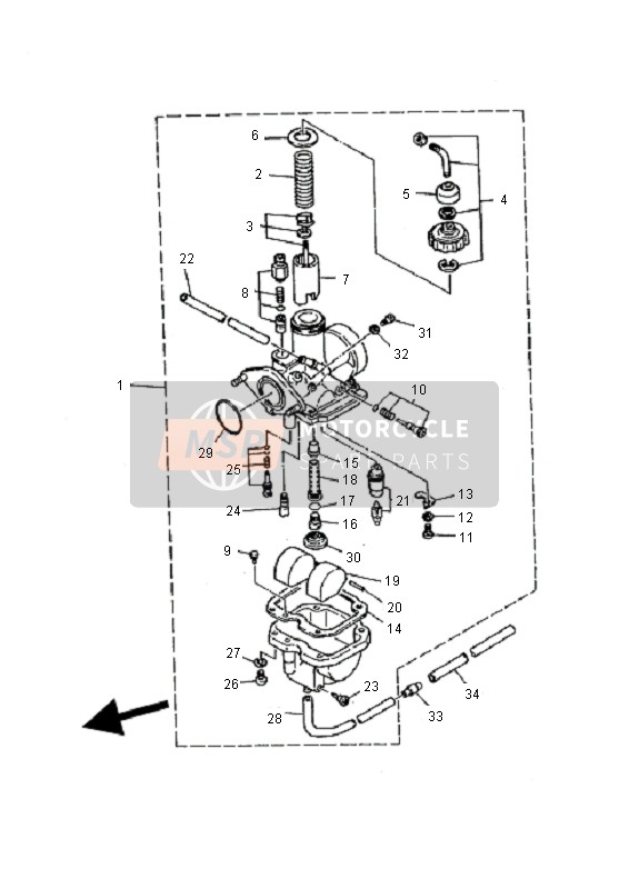 1NT141421200, Jet, Piloot ( 12.5), Yamaha, 2