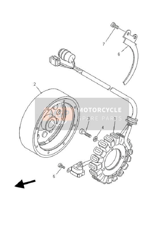 985170601200, Cilinderkopschroef, Yamaha, 3