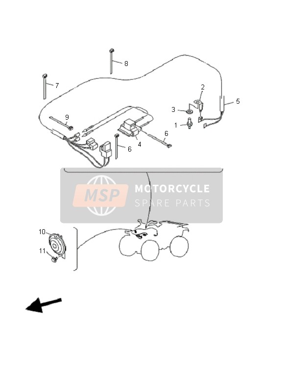 1AJ825600100, THERMO-CONTACT Compl, Yamaha, 1