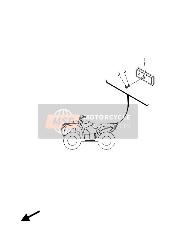 Yamaha YFM550FWA GRIZZLY 2015 Eléctrico 2 para un 2015 Yamaha YFM550FWA GRIZZLY