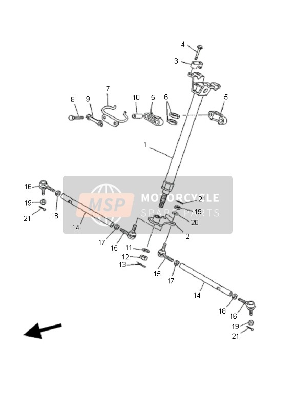 1UY238450100, Joint, Universal 2, Yamaha, 1