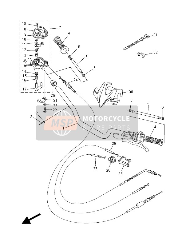 Yamaha YFZ450R 2015 Spare Parts - MSP