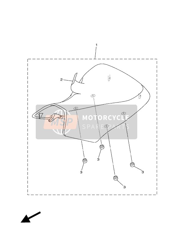 Yamaha YFM700FWAD GRIZZLY EPS SE 2016 Asiento para un 2016 Yamaha YFM700FWAD GRIZZLY EPS SE