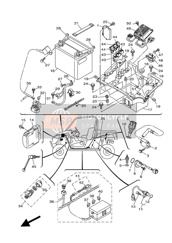 2MBH37550000, Sensor,Snelheid, Yamaha, 1