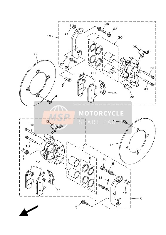 Front Brake Caliper