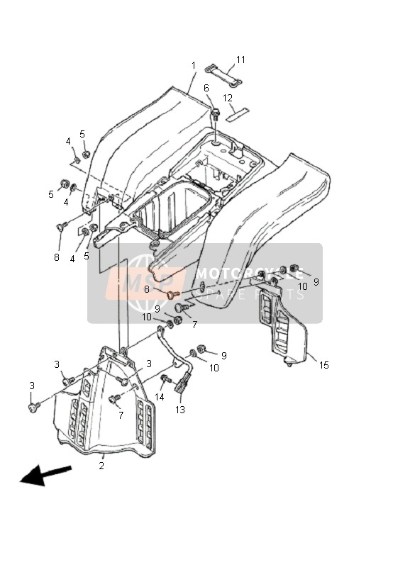 3JM216910000, Flap, Yamaha, 2