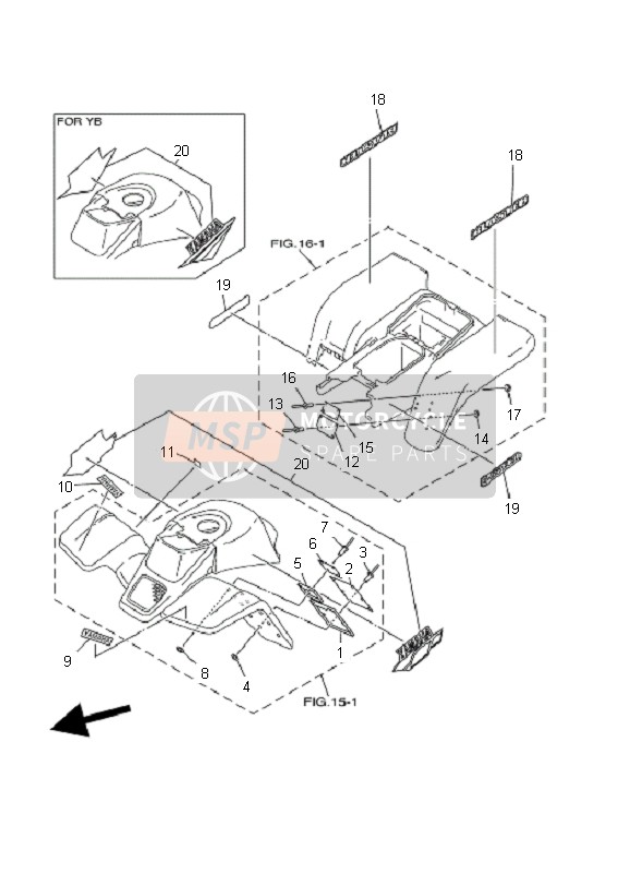 4EM215812000, Stay, Bord Passend 1, Yamaha, 0