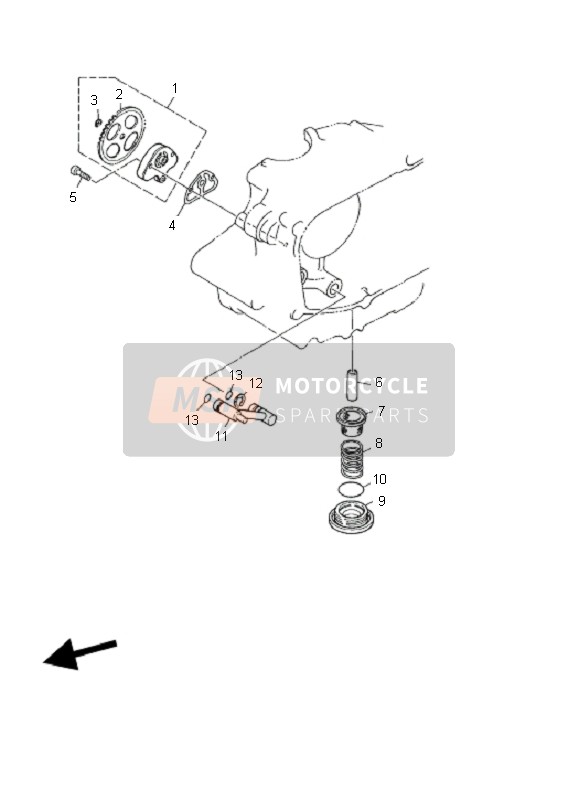 4HC153510000, Ablassschraube, Yamaha, 3