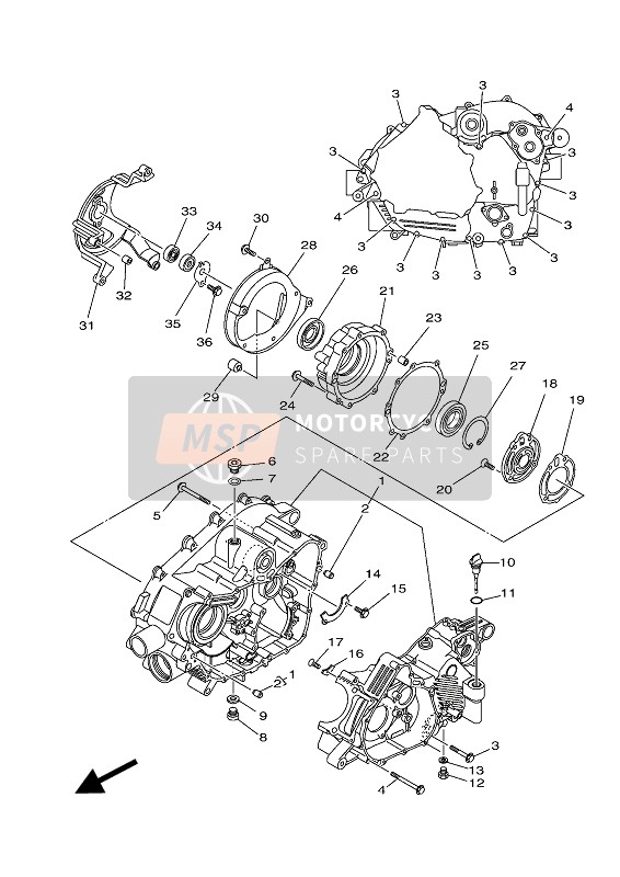 Yamaha YFM450FWBD KODIAK 450 EPS 2018 Carter per un 2018 Yamaha YFM450FWBD KODIAK 450 EPS