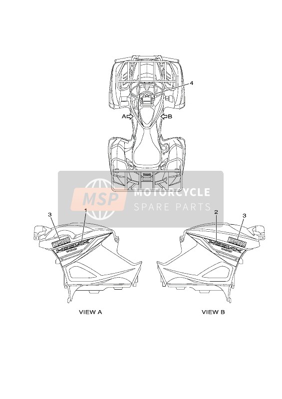 B16F17812000, Emblem 1, Yamaha, 0