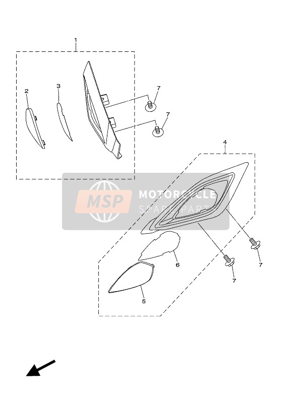 Yamaha YFM90R 2018 Faro para un 2018 Yamaha YFM90R