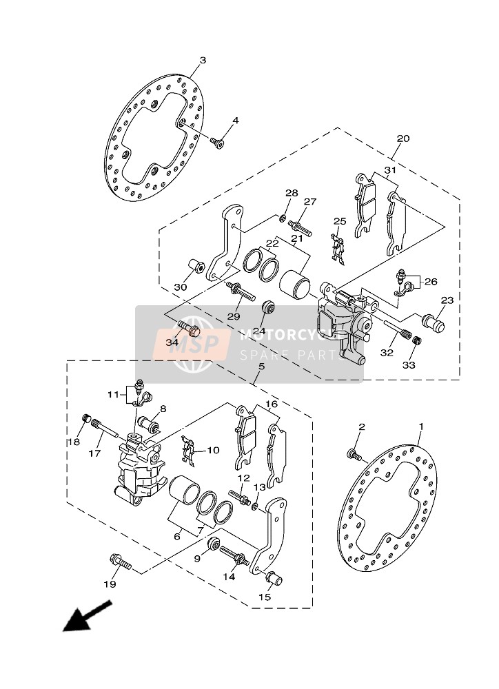 Rear Brake Caliper