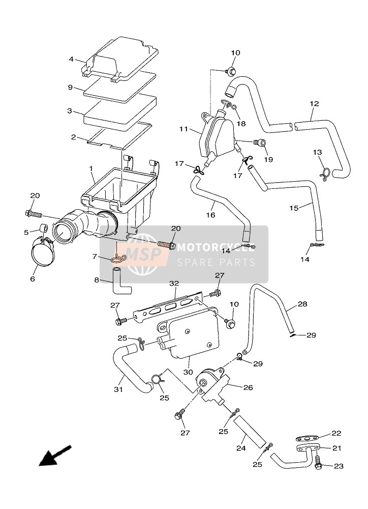 Yamaha YFZ50 2019 Consumo para un 2019 Yamaha YFZ50