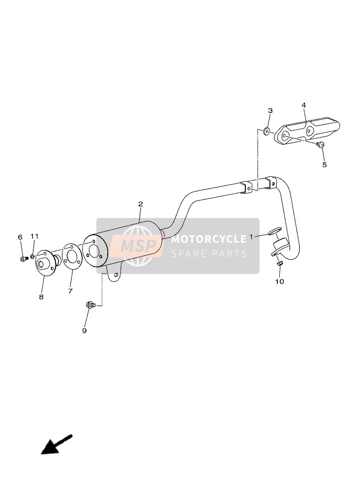 Yamaha YFZ50 2019 Cansada para un 2019 Yamaha YFZ50