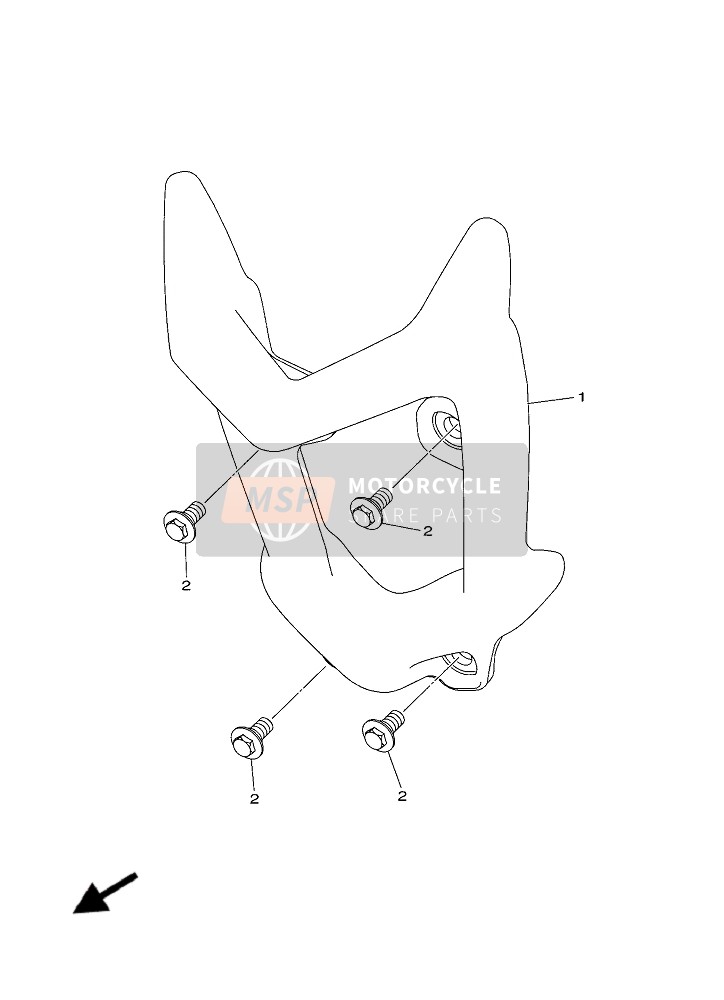 Yamaha YFZ50 2019 Guardia para un 2019 Yamaha YFZ50