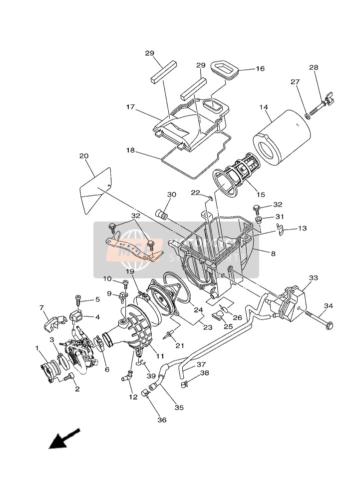 Yamaha YFZ450R (BNS5) 2019 Assunzione per un 2019 Yamaha YFZ450R (BNS5)